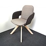 Arco Flux Design Stuhl | Grau | Braun | Holz