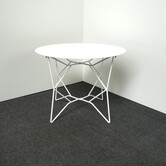 Zuiver Webframe Design Tisch | Beistelltisch | Weiß | 60 cm