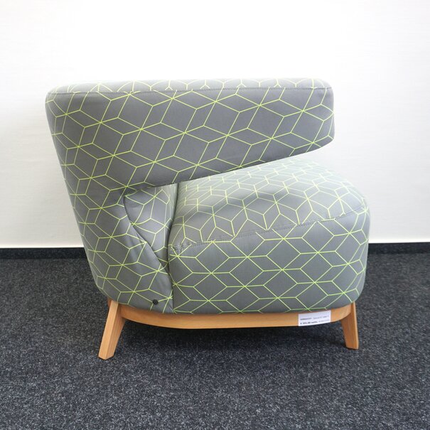 KI KI Take 5 Lounge Design Sessel | Grau | Lime