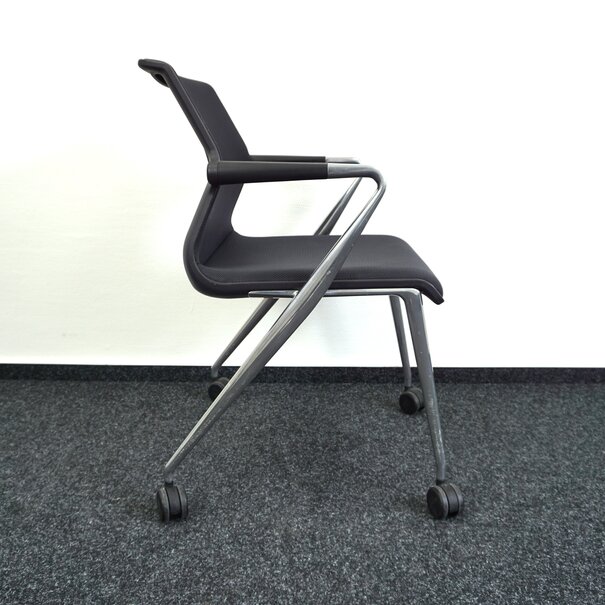 Vitra Vitra Unix  Design Stuhl | Besprechungsstuhl | Schwarz