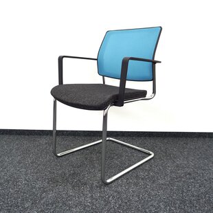 Gispen Zinn | Design Stuhl | Konferenzstuhl | Blau | Grau