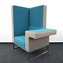 Palau Bricks Design Sessel | Akustik-Sessel | Grau | Blau