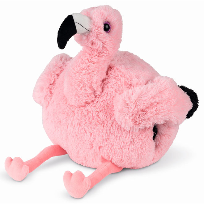 Cozy Noxxiez Handwarmer Knuffelkussen Flamingo