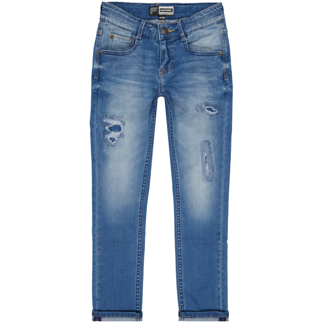 Raizzed Skinny Jeans Tokyo Crafted Mid Blue Stone - Kids Fashion