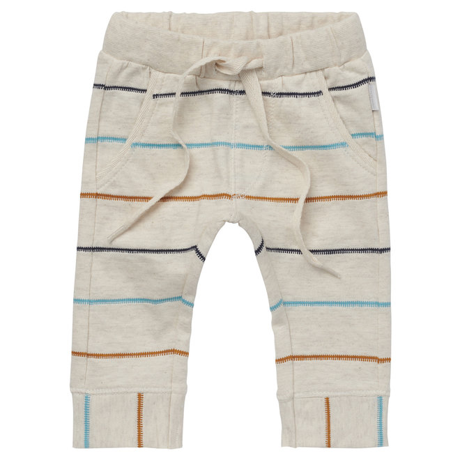 Noppies Boys Pants striped Huntington RAS1202 Oatmeal