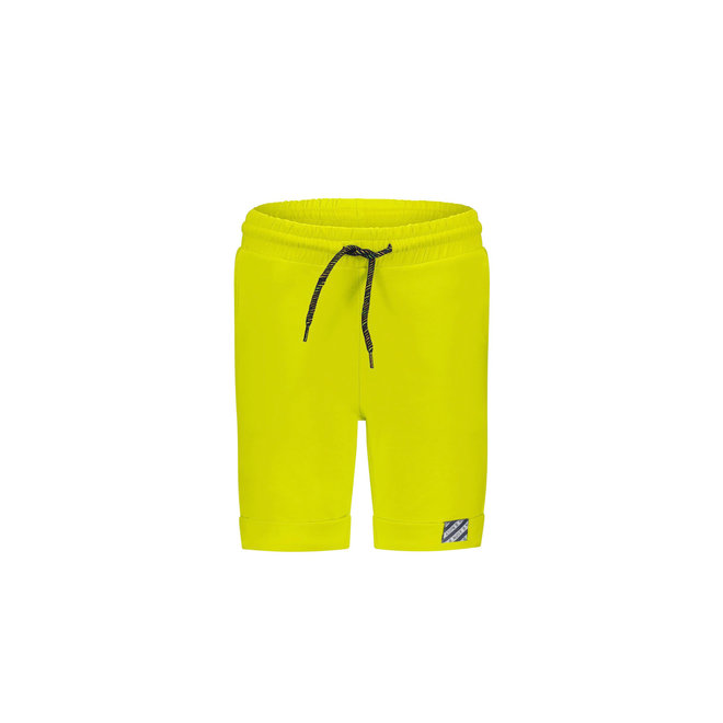 B.Nosy Boys Sweat Shorts With Folded Hem Lime