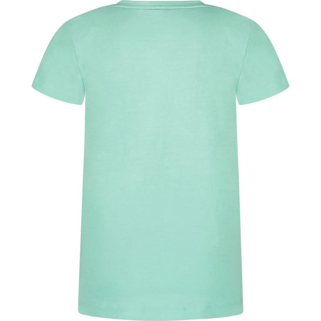 B.Nosy Short Sleeve T-shirt With Print Artwork On Chest Spring Green