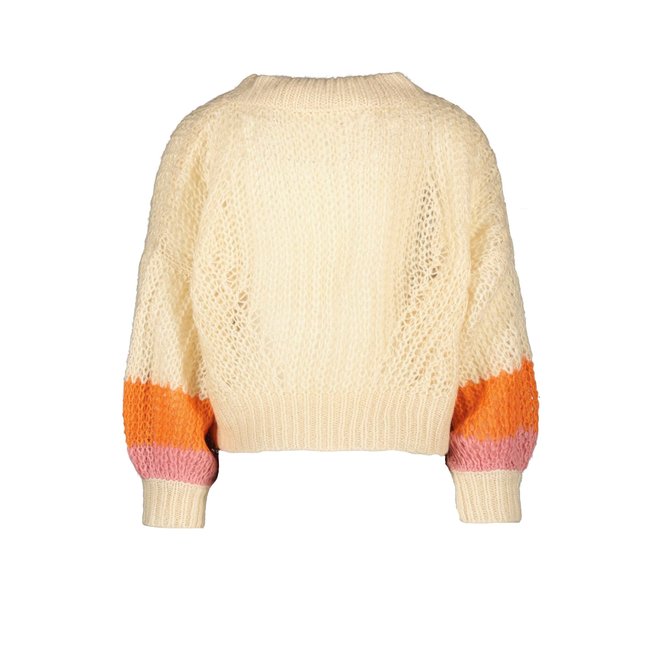 Street Called Madison Trui Luna Loose Knit Sweater Funday Off White