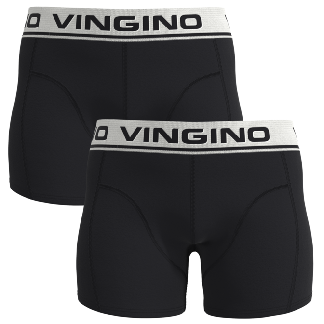 Vingino Boxershort Boys Boxer (2-pack) Deep Black