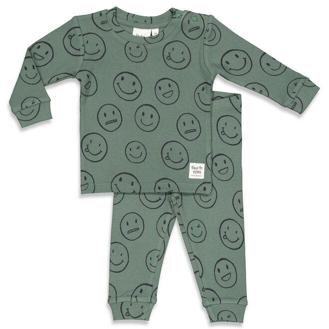 Feetje Pyjama Sammi Smile Winter Special Army