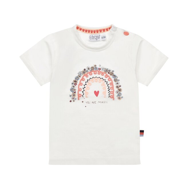 Dirkje Girls T-shirt White R50396-35