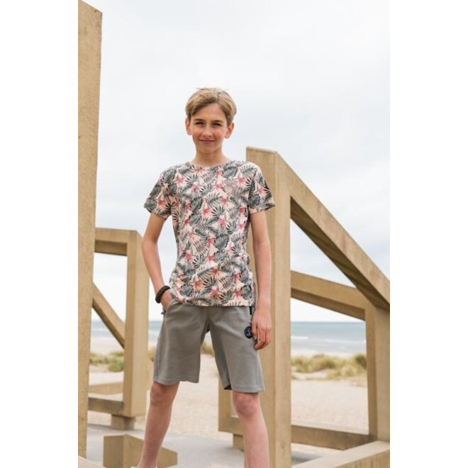 Noway Monday Boys T-shirt  Faded Peach R50281-1