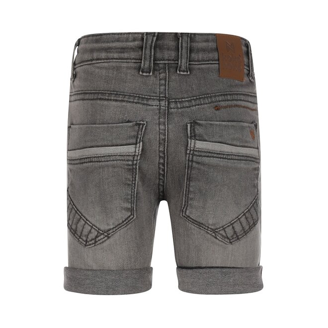 Koko Noko Boys Jeans Shorts Turn-up Loose Fit Grey Jeans R50815-37