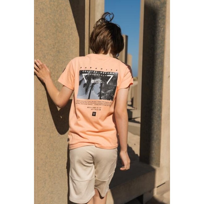 Noway Monday Boys T-shirt Bright Peach R50254-1