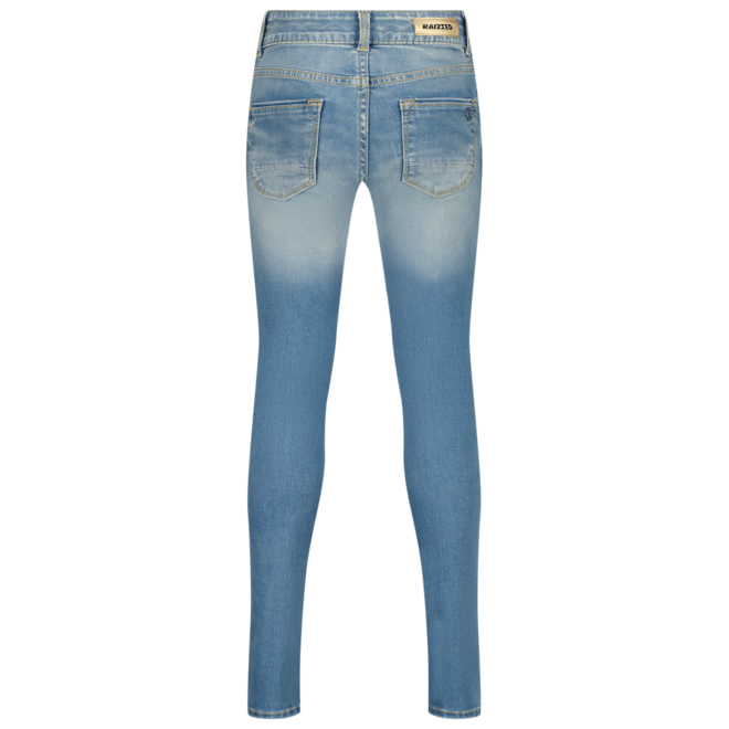 Raizzed Girls Super Skinny Jeans Chelsea Crafted Mid Blue Stone