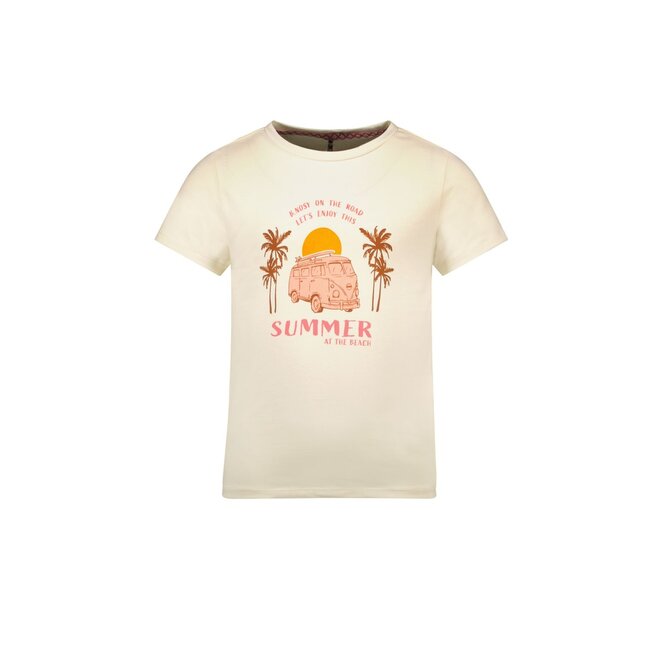 B.Nosy Girls T-shirt Britt Ecru