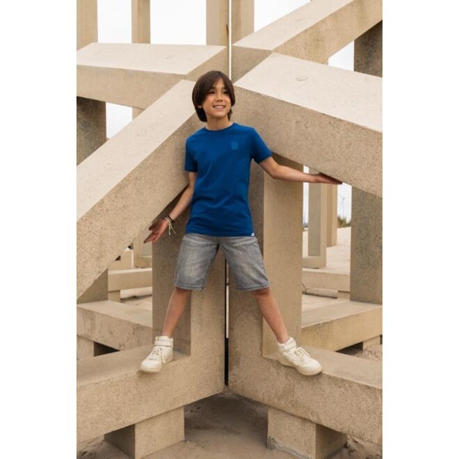 Noway Monday Boys Jeans Shorts Slim Fit Grey Jeans R50207-1