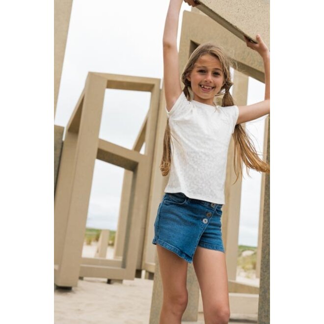 Noway Monday Girls Jeans Skort Blue Jeans R50051-1