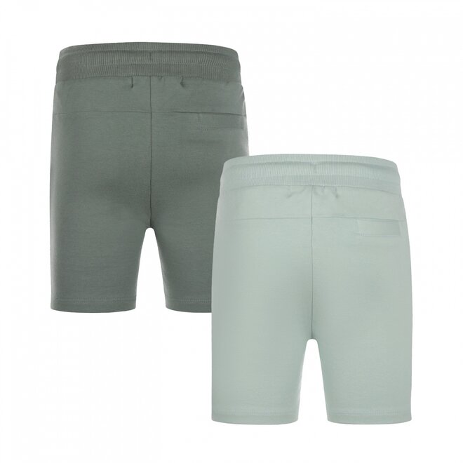 Koko Noko Boys Jogging Shorts 2-pack Dusty Green R50804-37