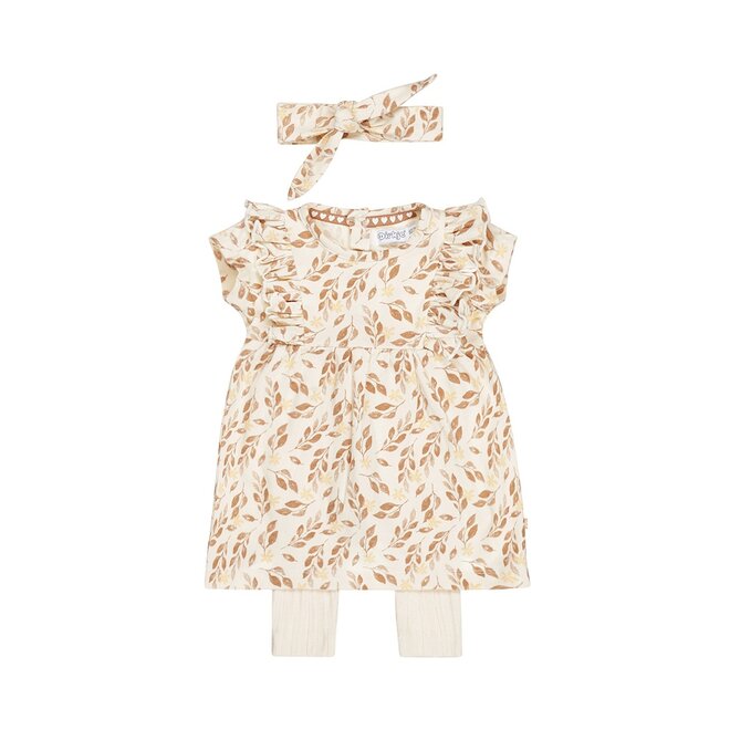 Dirkje Girls Babypak 2-delig + Hoofdband Off White R50464-31