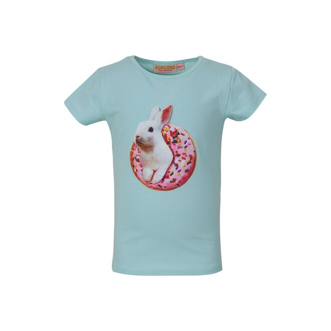 Someone Girls T-shirt Mathilda Light Aqua