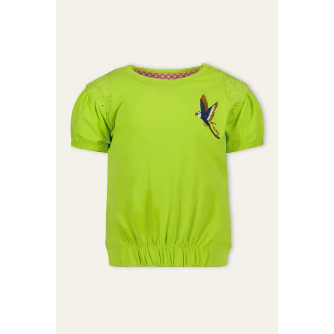 B.Nosy Baby Girls T-shirt Giske Toxic Green