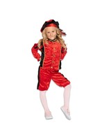 Haza-Witbaard Pietenpak rood / zwart kind