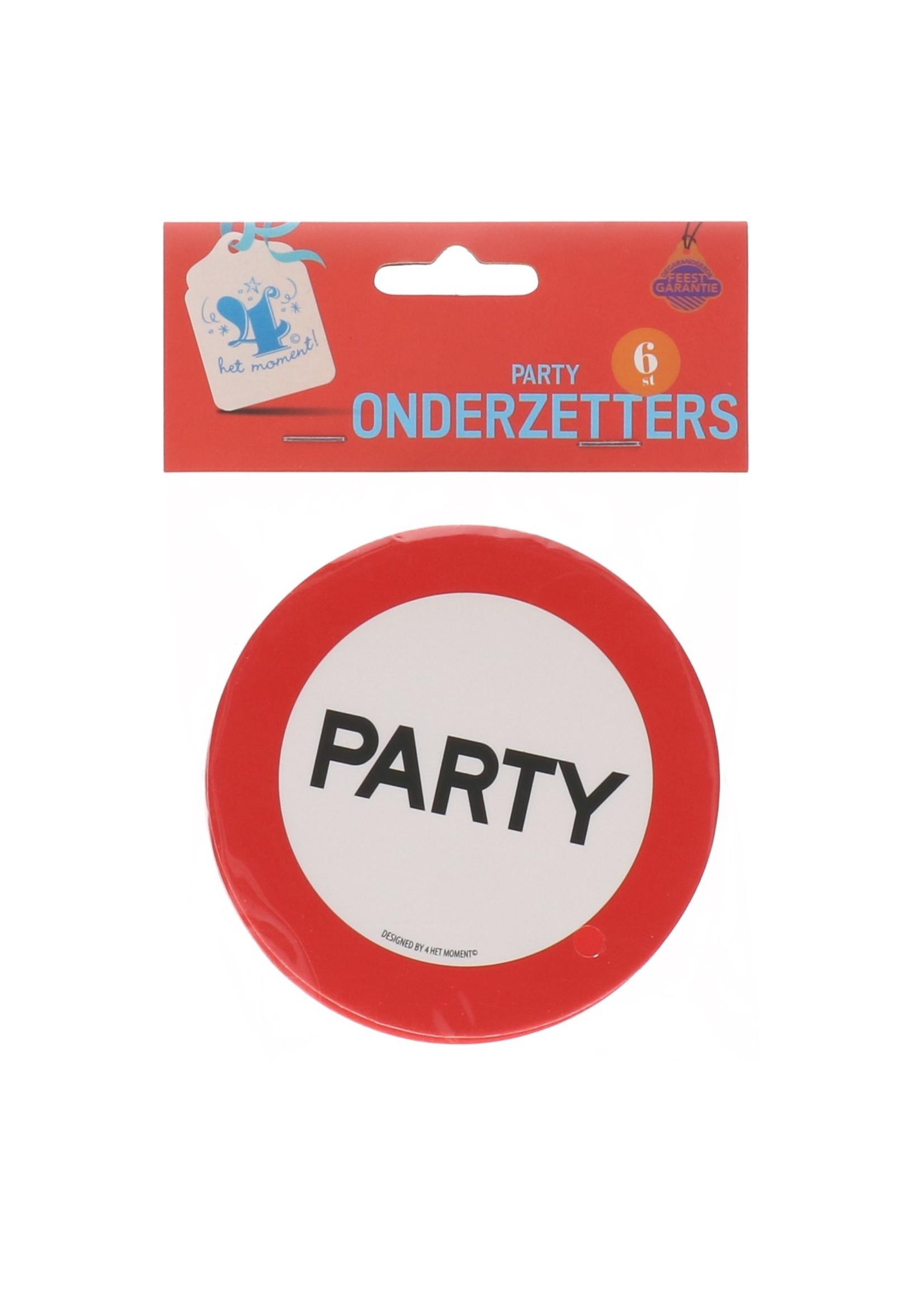 Feestkleding Breda Onderzetters verkeersbord party