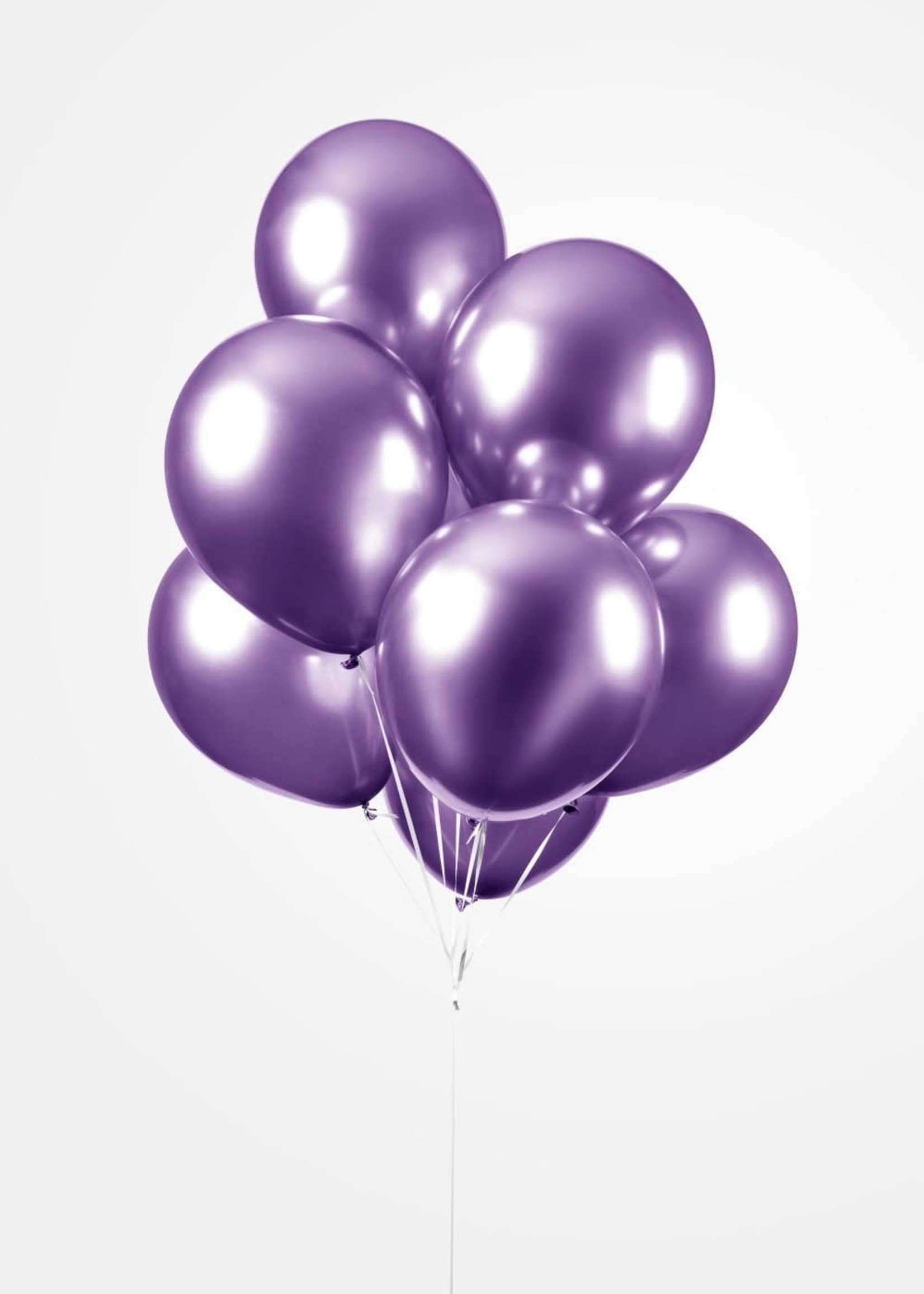 Ballonnen chrome paars