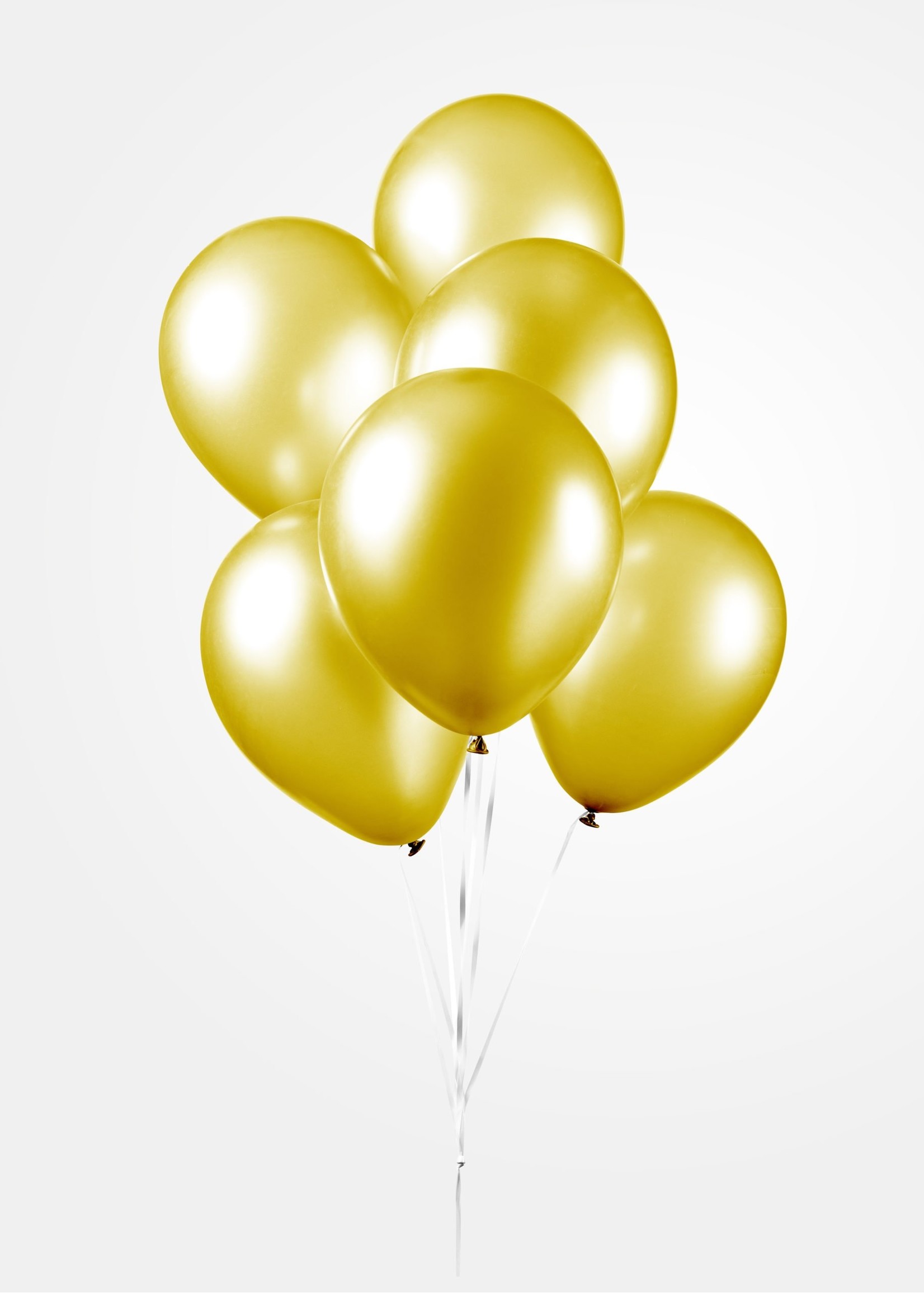 We Fiesta Party Ballonnen pearl geel