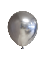 Feestkleding Breda Ballonnen chrome zilver