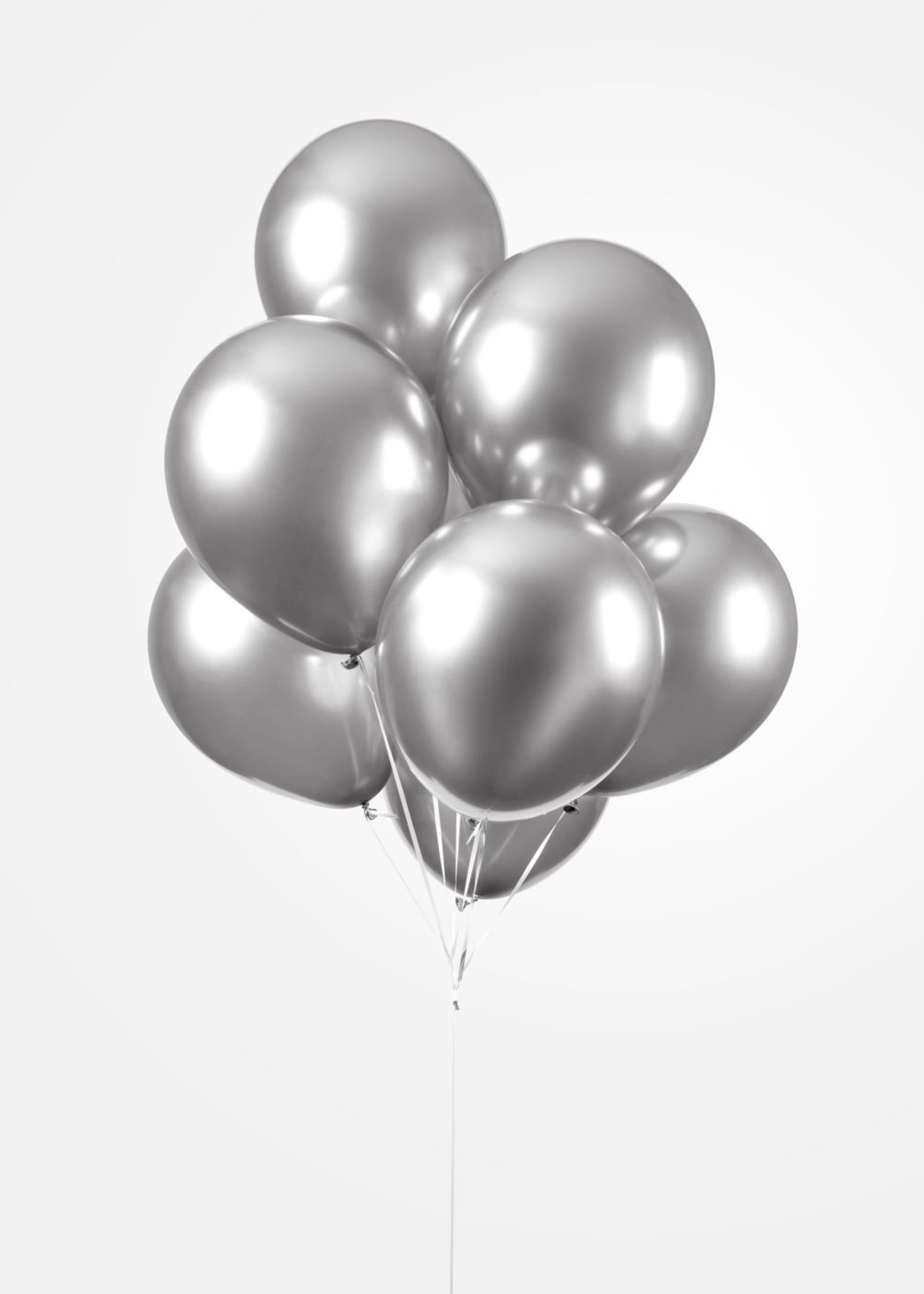 Ballonnen chrome zilver