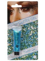 Feestkleding Breda Glitter Gel Lichtblauw