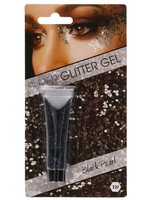 Feestkleding Breda Glitter Gel Zwart