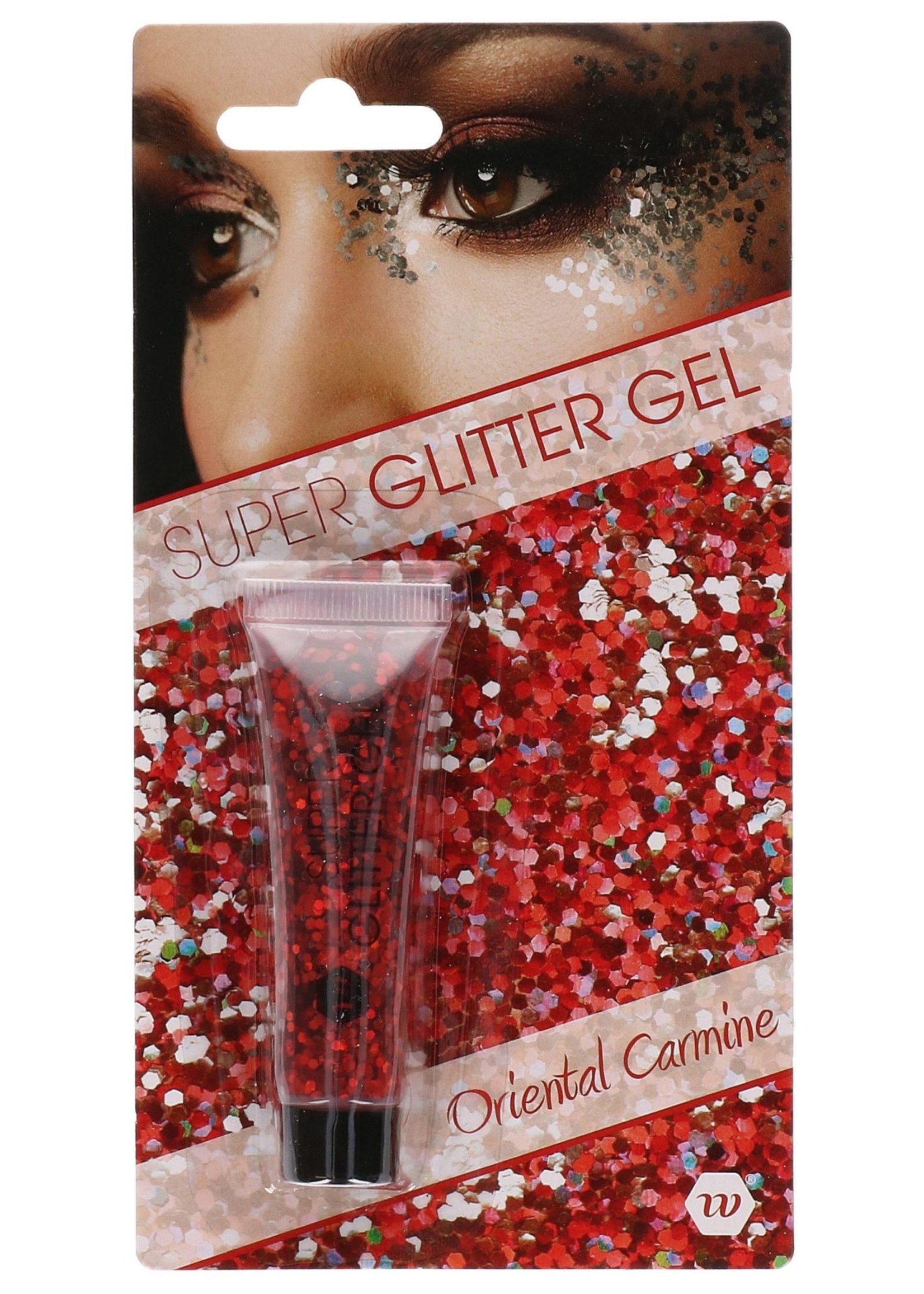 Feestkleding Breda Glitter Gel Rood