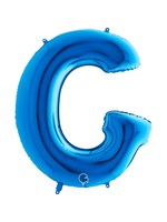 Sempertex Folie ballon letter G, blauw