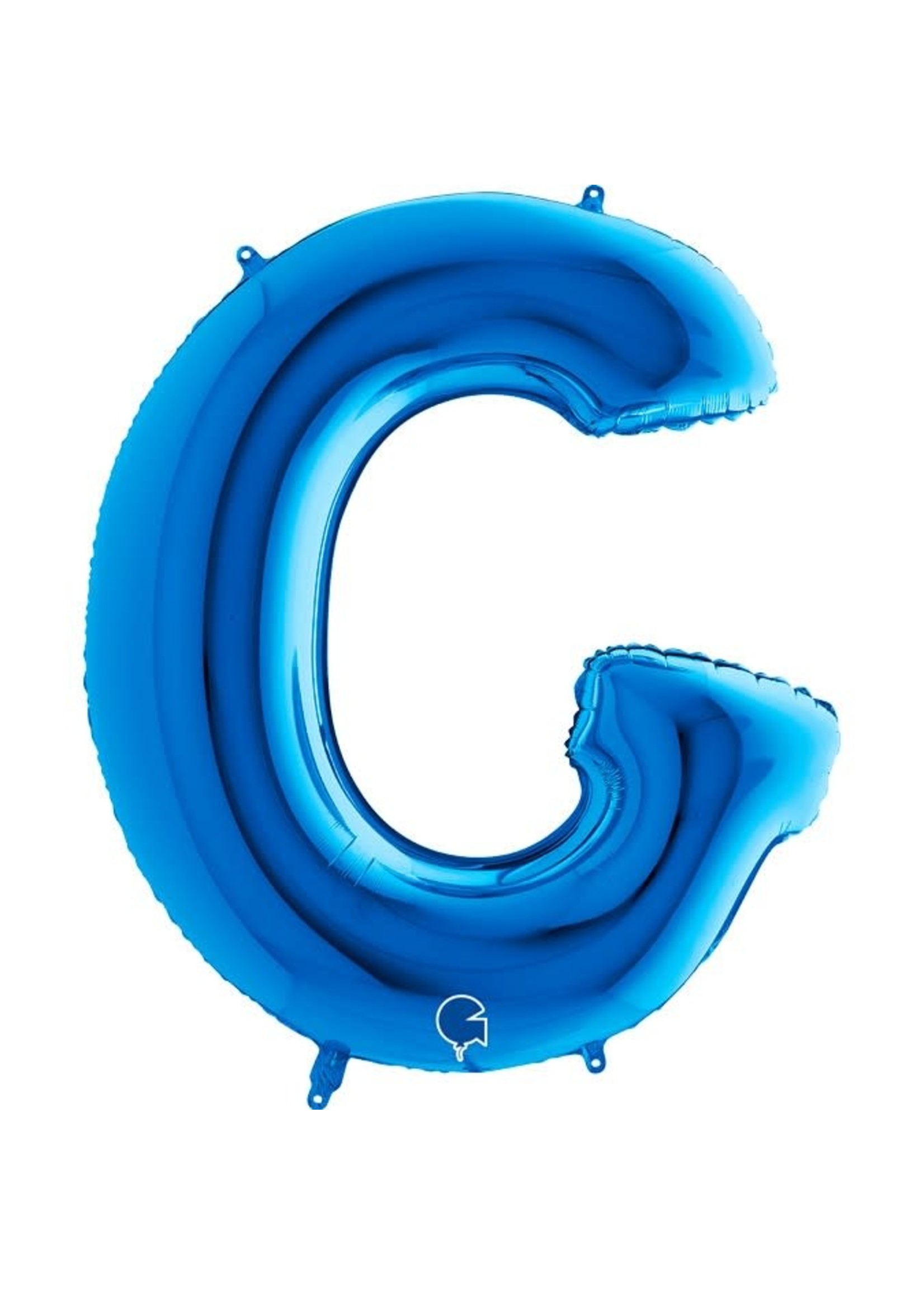 Folie ballon letter G, blauw