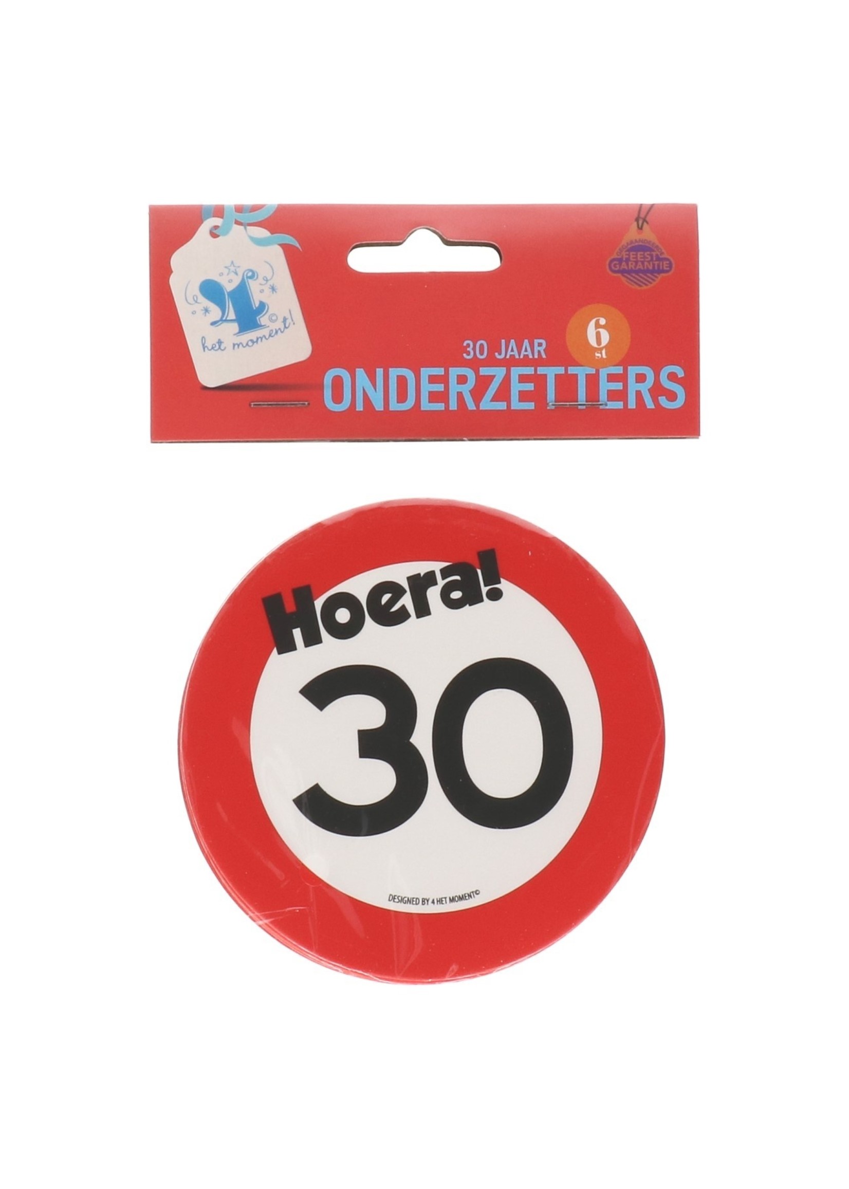 Onderzetters verkeersbord 30