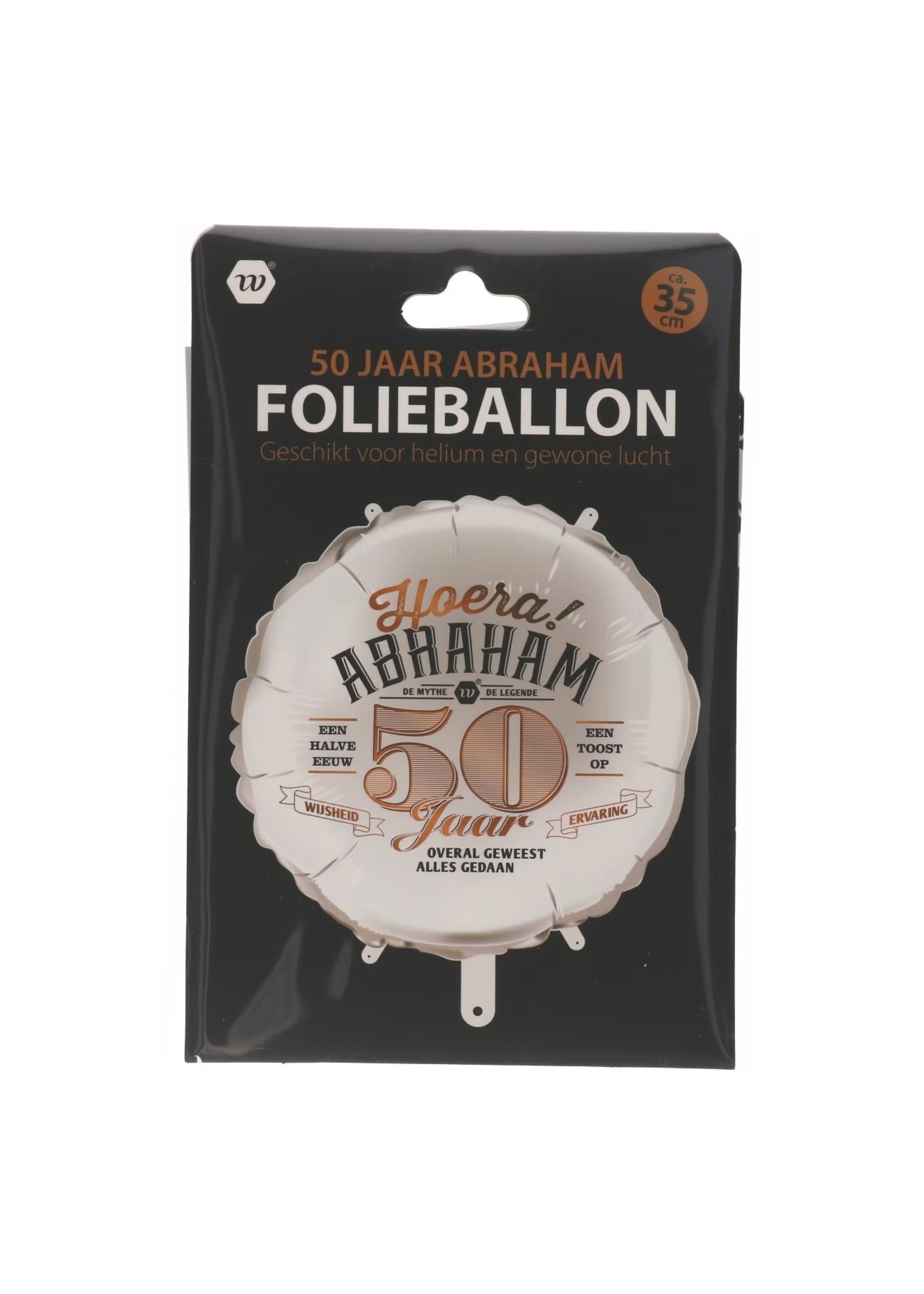 Feestkleding Breda Abraham folieballon