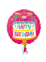 Sempertex Folie ballon Happy Birthday