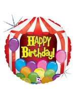 Sempertex Folie ballon Holographic circustent 18 inch / 46 cm