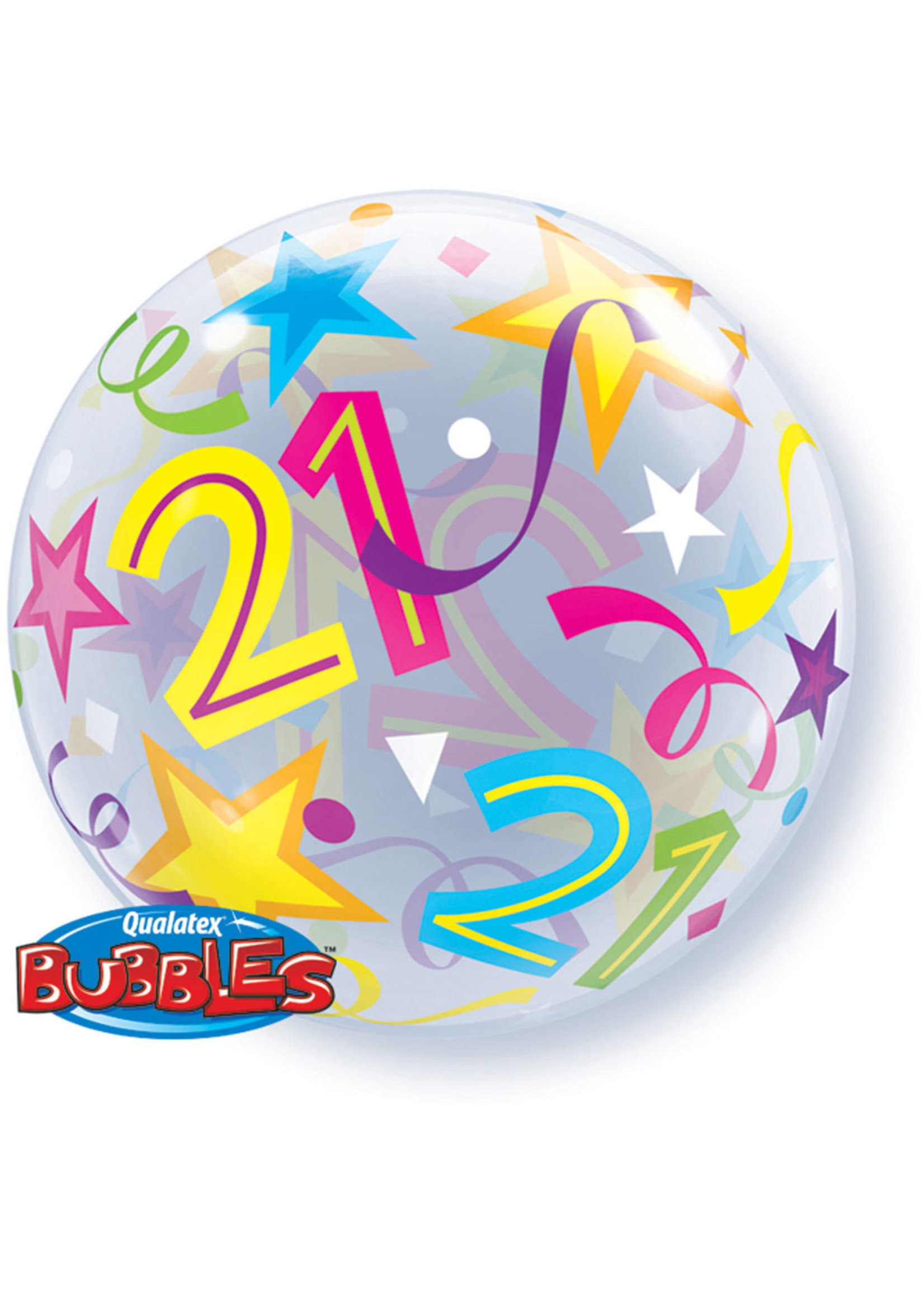 Feestkleding Breda Folieballon 21 jaar
