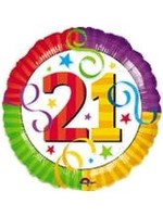 Sempertex Folie ballon 21 jaar