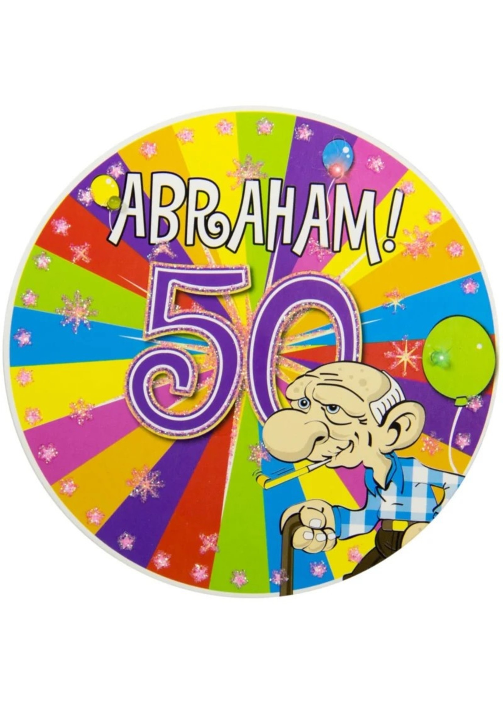 Feestkleding Breda Abraham button LED Cartoon