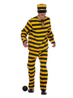 Wilbers & Wilbers Kostuum boef zwart/geel