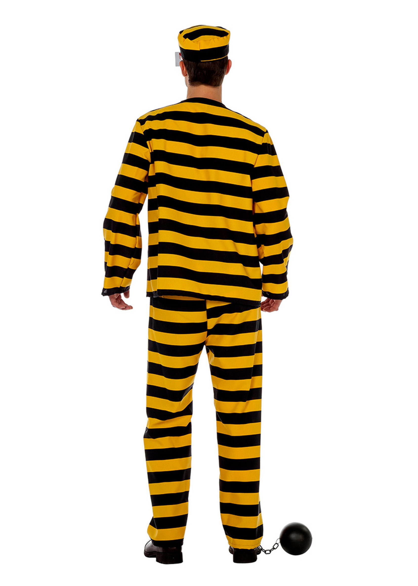 Wilbers & Wilbers Kostuum boef zwart/geel