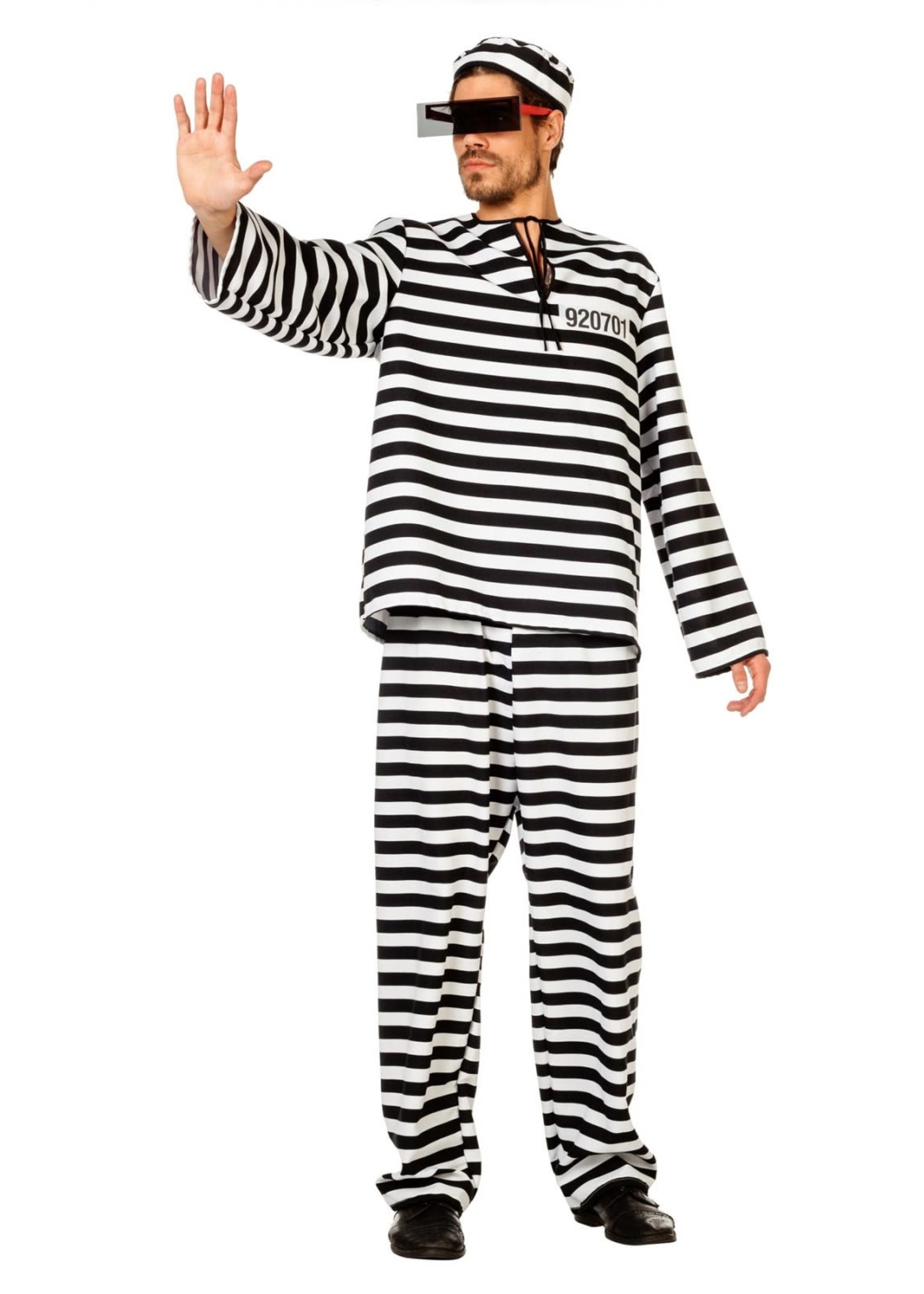 Wilbers & Wilbers Kostuum Boef zwart/wit