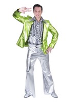 Feestkleding Breda Disco Fever Jas groen