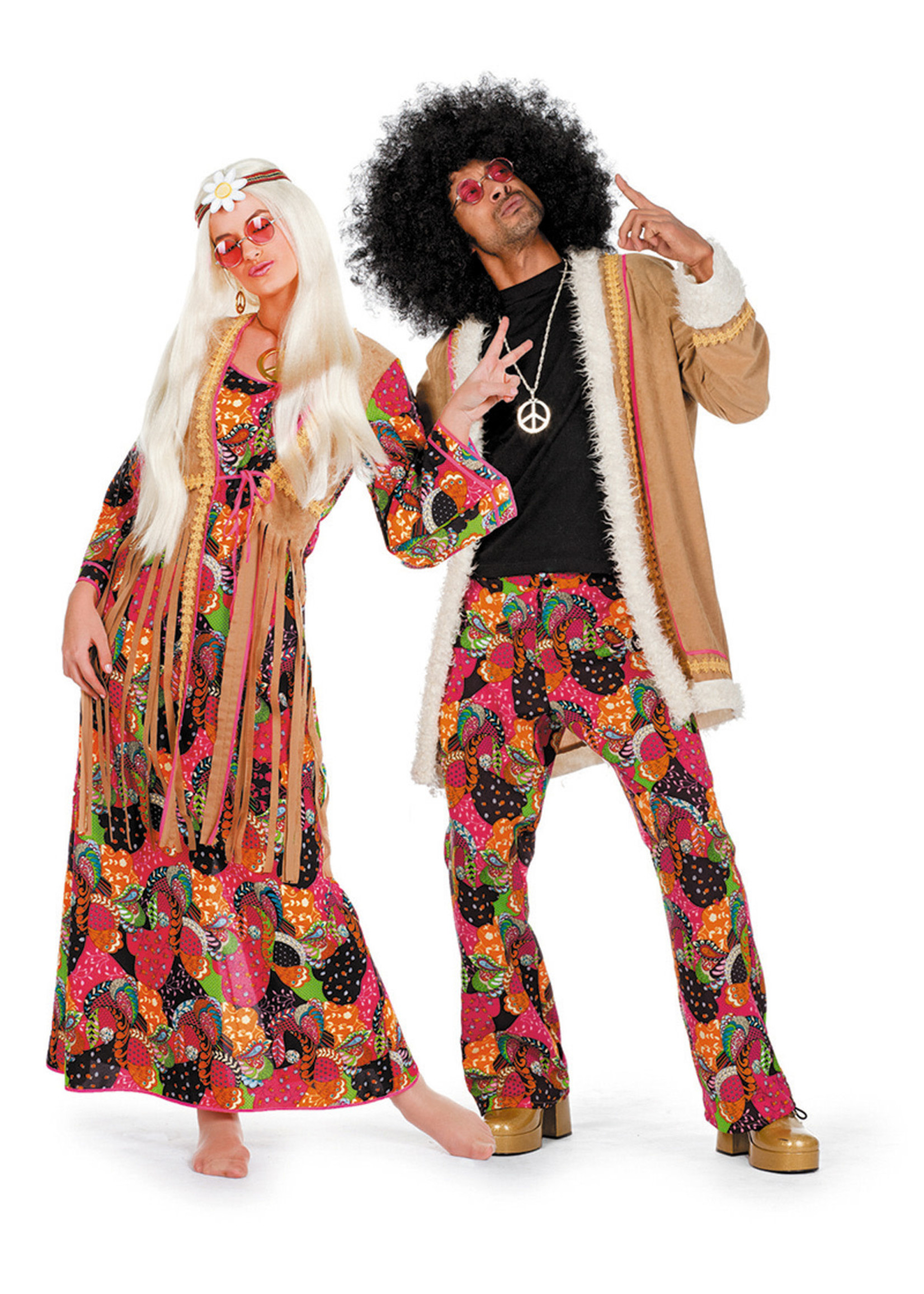 Feestkleding Breda Hippie kostuum lang