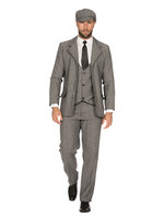 Feestkleding Breda Heren Roaring 20`s colbert grijs